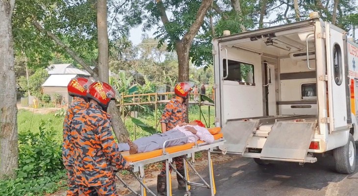 শ্রীনগরে পিকআপ ও সিএনজির সংঘর্ষে নারীসহ আহত ৭